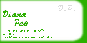 diana pap business card